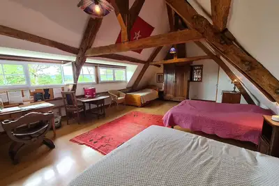Image de Grande chambre calme avec vue, wifi et parking - Le Pêchereau