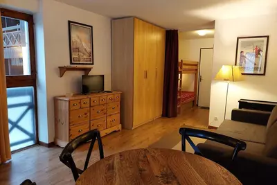 Image de Brides-les-Bains : Studio 4 pers, balcon Ouest, parking, animaux admis
