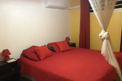 Image de Evasion Tropicale Entre Plage de Sable fin Ciel Bleu et Soleil Éclatant