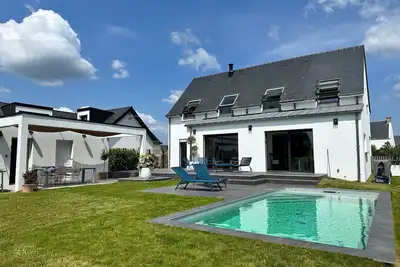 Image de Villa contemporaine avec piscine, Ria d'Etel