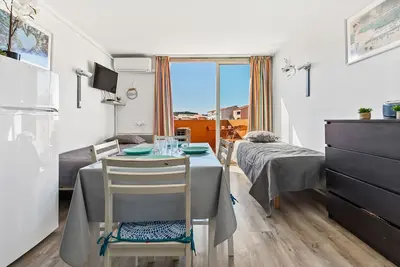 Image de Studio 4p climatisé avec piscine Cap d'agde centre port