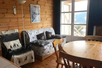 Image de 1er étage, balcon, télévision, casier à ski, 48m², Flaine