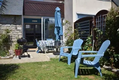 Image de Mer et commerces à pied, T2 rdc pour 4 pers.