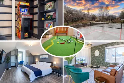 Image de Pickleball - Mini Golf - Skiing - Games - Mt. Biking - Cozy Private Suite