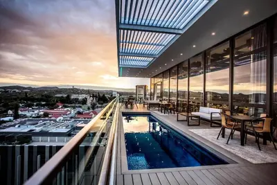 Explore Stunning Views In Namibia: Rooftop Pool, Free Parking! Near to Zoo Park!