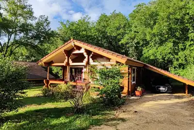 Image de Chalet \"Le Roy\" avec piscine partagée, terrasse privée et Wi-Fi