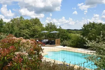 Beautiful house with pool set in private grounds.