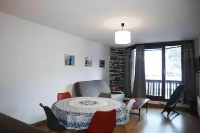 Image de Centre station, 2ème étage, vue pistes de ski, balcon, télévision, 47m², Les Orres