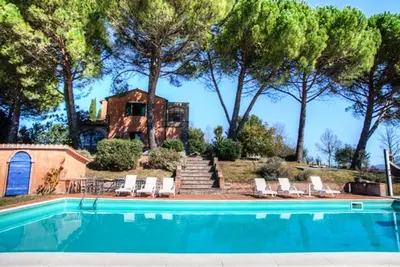 Image de Villa with private pool, air conditioning, billiard. Panoramic views and quiet!