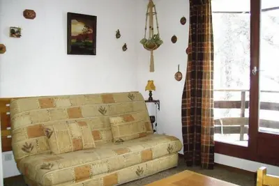 Image de À 10m des pistes de ski, 2ème étage, balcon, télévision, casier à ski, 20m², Les Orres