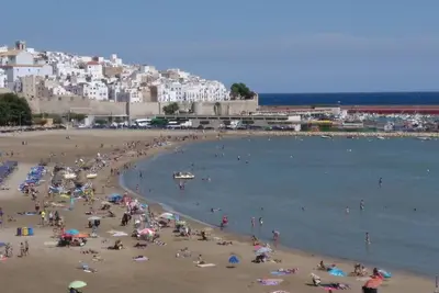 Appartement 6 pers avec piscine à Peniscola, proximité plage et vieille ville