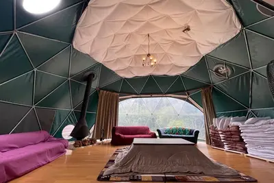 Image de Dome Glamp Dome tent and trailer house / Isumi City Chiba