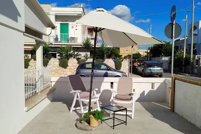 Maison de vacances \"Verso Sud, Torre Canne\" avec vue sur la mer, terrasse privée et Wi-Fi