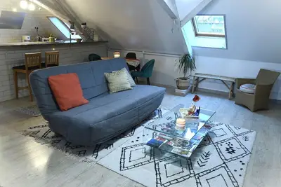 Image de Appartement \"Duplex Cosy\" avec jardin privé, Wi-Fi et climatisation