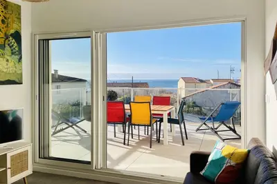 Image de Coral - Lumineux appartement Cap d'agde vue mer, idéalement situé.