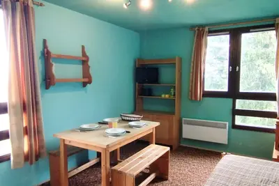 Image de Studio cabine skis aux pieds, 5ème étage, Les Adrets-Prapoutel