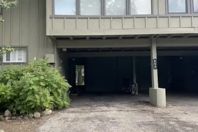 Dream location across from the bike path, 2 min to lift, 3 min to downtown