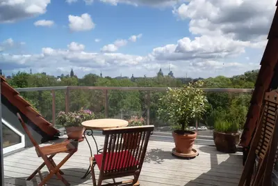 Image de Appartement 'Ruhe Über Den Dächern Hannovers' avec terrasse privée, balcon et Wi-Fi