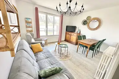 Appartement calme  - Plage à 1 minutes à pieds - wifi