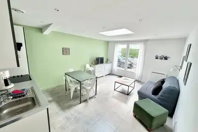 Appartement rez-de-chaussée à 2 minutes de la plage à pieds