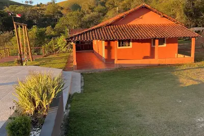 Image de Casa em Cunha com Piscina Piscina, churrasqueira, lareira e Deck