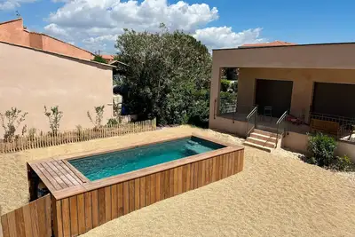 Image de Villa Familiale à Deux pas de la Plage ou du Port Piscine Jardin et Parking