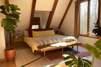 Image de Cozy Lodge Meets Mid Century Hideaway