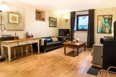 Image de Kolovrat, 90 m2, 2 bedrooms, terrace, airco, garden, own parking, Bbq