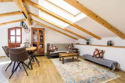 Image de Stylish, newly refurbished loft apartment with stunning views of the mount Krn and surroundings