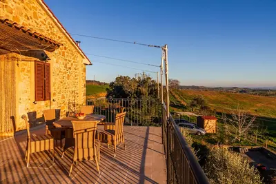Image de Maison de vacances \"Assiolo\" avec vue sur les collines et jardin privé