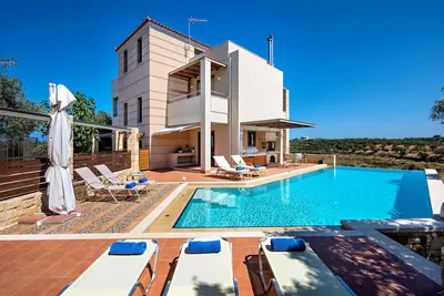 Image de Villa 'Margarita's 1' avec vue sur la mer, Wi-Fi et climatisation