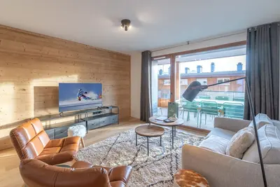 Image de Appartement neuf 108m², centre Huez, parking, wifi, 6 personnes