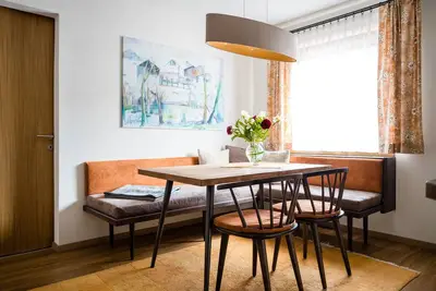 Image de Der Ballhaushof - Ferienwohnung Laudegg Blick Urlaub am Bauernhof