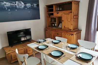 Image de Studio au pied des pistes pour 4 à 6 personnes.