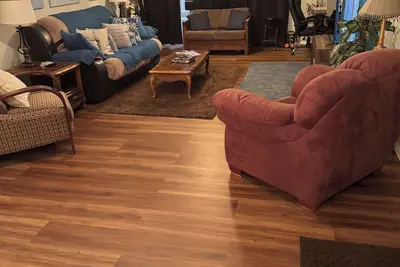 Image de The Happy Place, Kingsize bed.