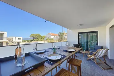 Image de Vue mer dans les hauteurs de Calvi