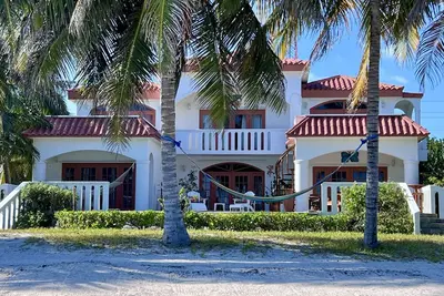 Beautiful 5 bedroom beachfront villa with private pool just 2. 5 miles from town