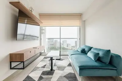 Keyless 1br | Ocean View | Tv 65\" | Peruvian 1806