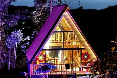 Image de Luxury Alpine Cabin in Heart of Andes Mountains, Discover Indigo House Nature