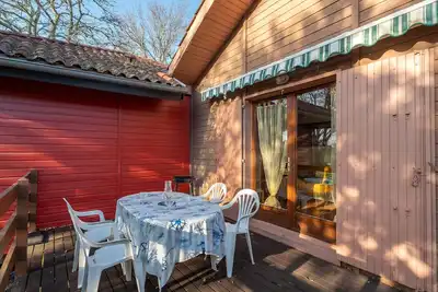 Image de Chalet cosy entre lac et dunes, 4 pers. – Proche plages, centre, activités - Ménage inclus