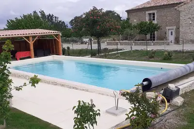 Image de Le Mas Garoche ***160m2. Piscine chauffée. 2/8 P. clim. 2 sdb. nett. compris