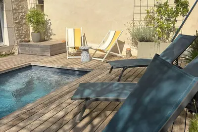 Image de Maison en pierres, piscine & sublime vue