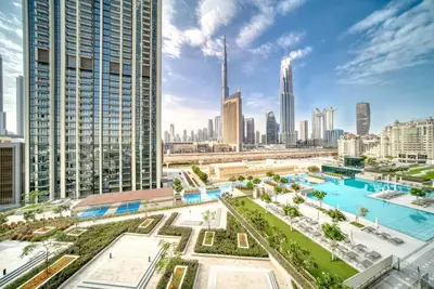 Image de Burj Khalifa View From Private Balcony | 2br