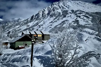 Image de Alyeska Mountain Oasis in Girdwood. Crow Pass. Chugach National and state park.