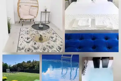 Image de Linda Casa com Piscina, Hidromassagem e Minigolf Para Relaxar