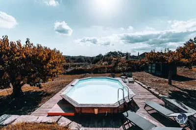 Image de * Le nid des grands Ducs * Villa avec piscine pour 8 personnes *