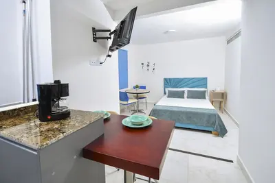 Image de Índigo - Tranquilo y acogedor Aparta-loft para 4 personas en la Ciudad de Cali.