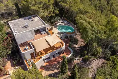 Image de 6 bedrooms villa with stunning views close to Ibiza town