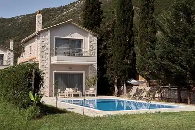 Image de Villa 'Avesta Private Villas - Kallisto' avec vue sur la mer, piscine privée et climatisation