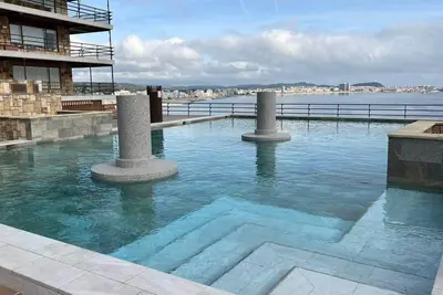 Image de Appartement 'Eden Mar Calonge Girona' avec vue sur la mer, piscine partagée et climatisation